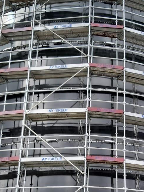 kiralık iskele sistemleri, ay iskele, kiralık iskele, İstaç Geri Kazanım Kompost Tesisi