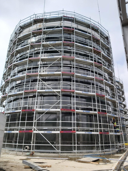 kiralık iskele sistemleri, ay iskele, kiralık iskele, İstaç Geri Kazanım Kompost Tesisi